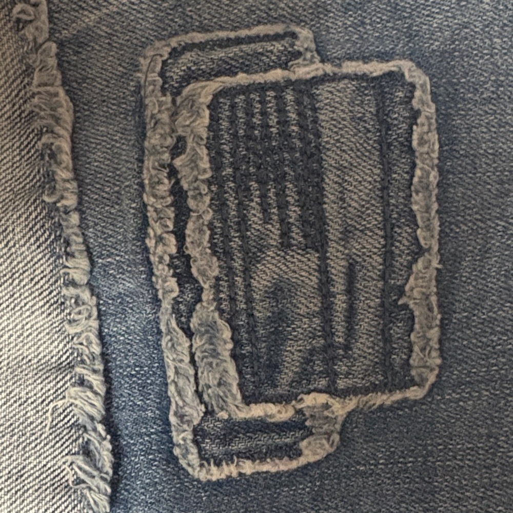 Time and Tru Light Blue Distressed Women's Jeans - Picture 5 of 8